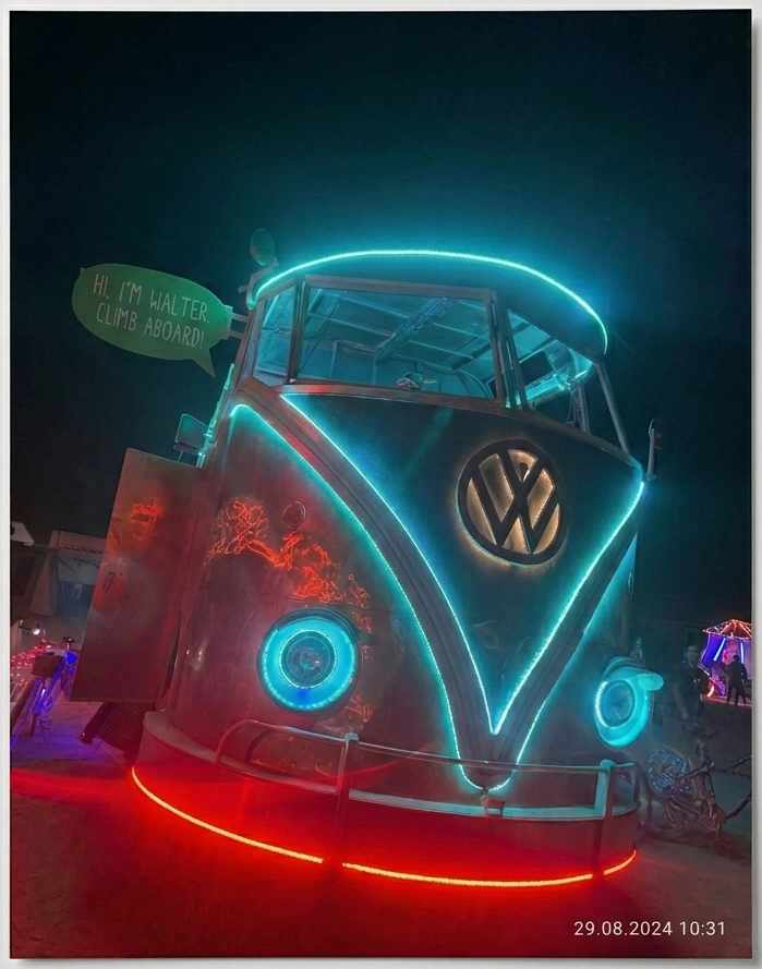 Burning Man photo one in stack sequence